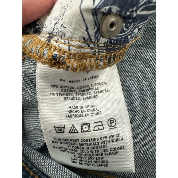 Anthropologie Pilcro and the letterpress slim straight jeans size 27 raw hem - Picture 9 of 9